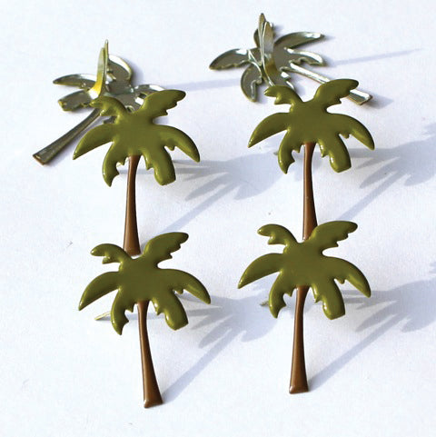 Eyelet Outlet PALM TREE BRADS 12pc