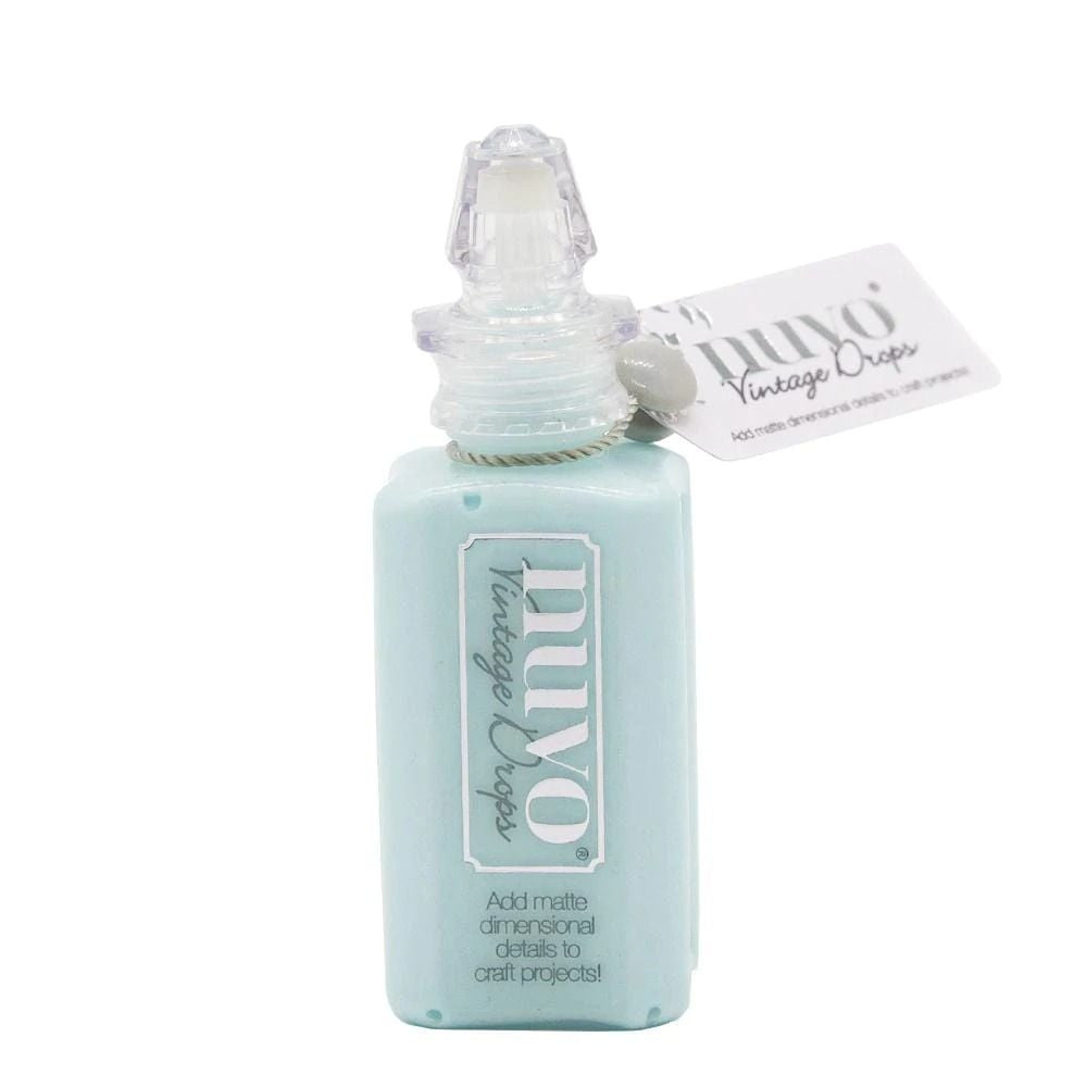 Nuvo Vintage Drops PEPPERMINT CANDY Matte Enamel Dots 1oz