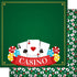 Scrapbook Customs CASINO CARDS & CHIPS 12"X12" Scrapbook Paper