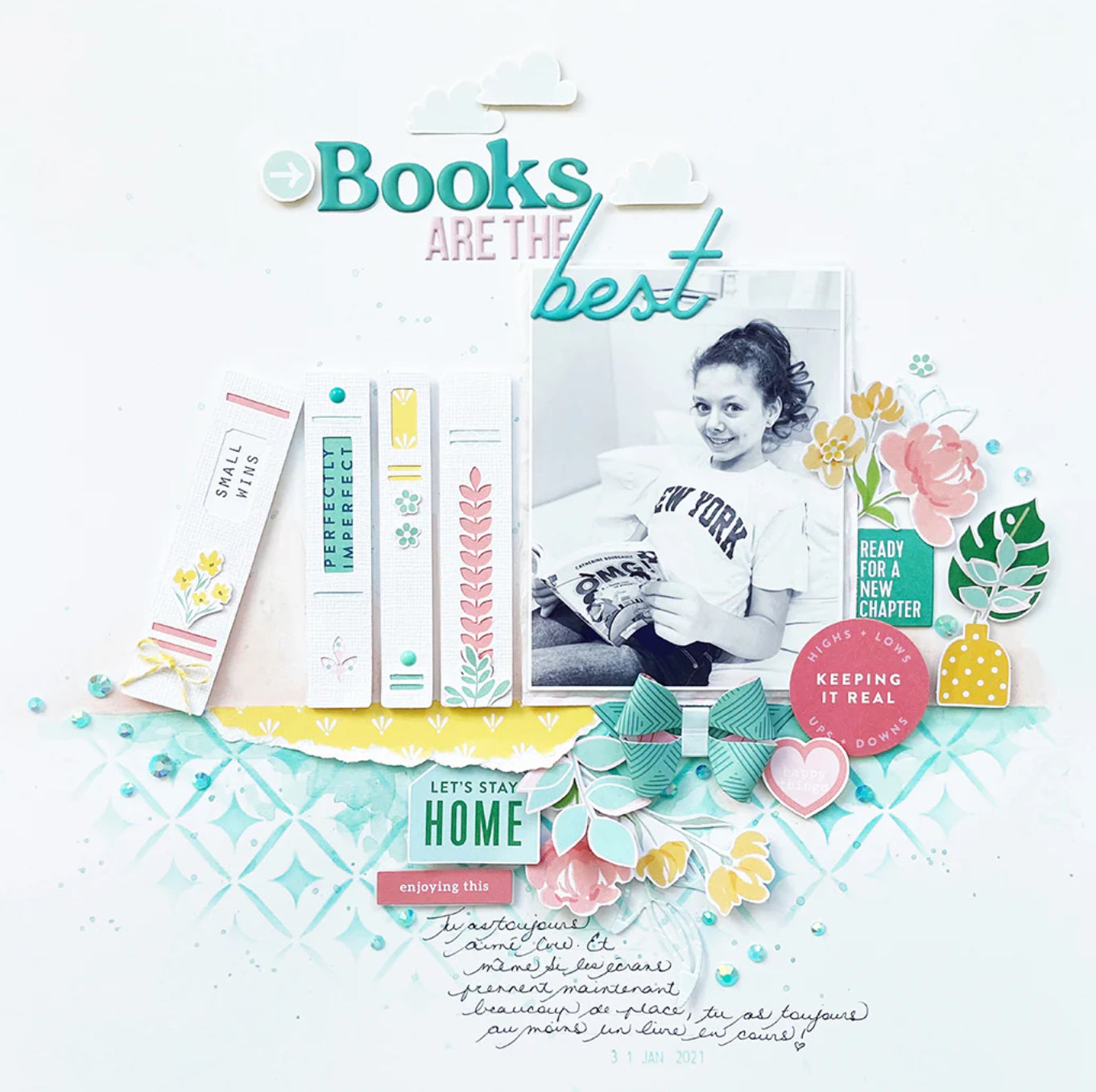 Pinkfresh Studio DIAMOND MOTIF Slim Crafting Stencil 1pc