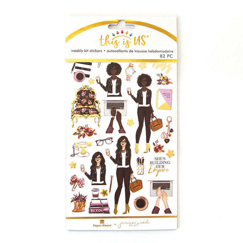 Paper House THIS IS US GIRL BOSS WEEKLY KIT Sticker Pack