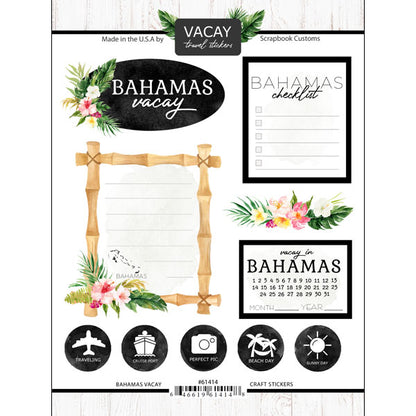 Scrapbooksrus BAHAMAS VACAY 12”X12” Scrapbook Kit