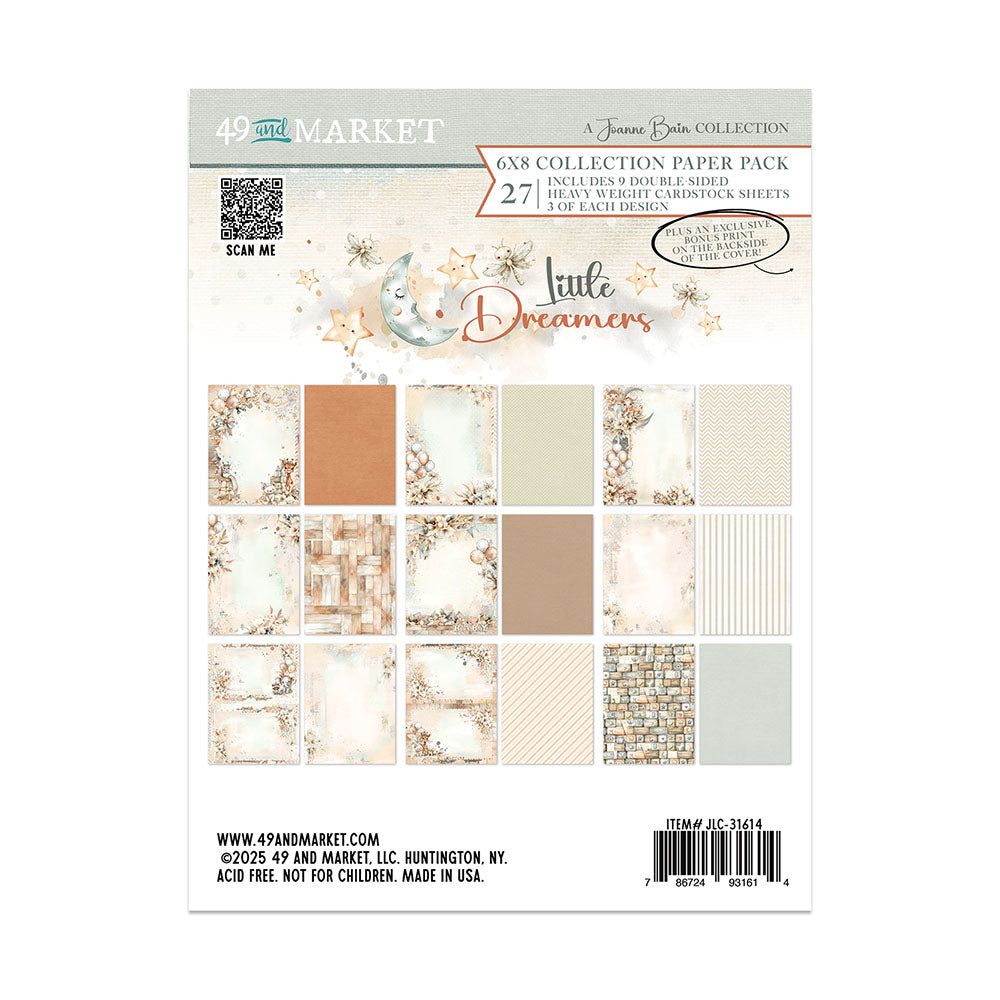 49 and Market LITTLE DREAMERS 6X8 Collection Paper Pack