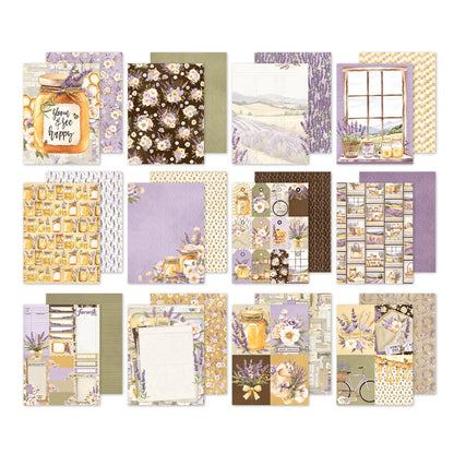 Simple Stories SIMPLE VINTAGE LAVENDER FIELDS 6”X8” Paper Pad