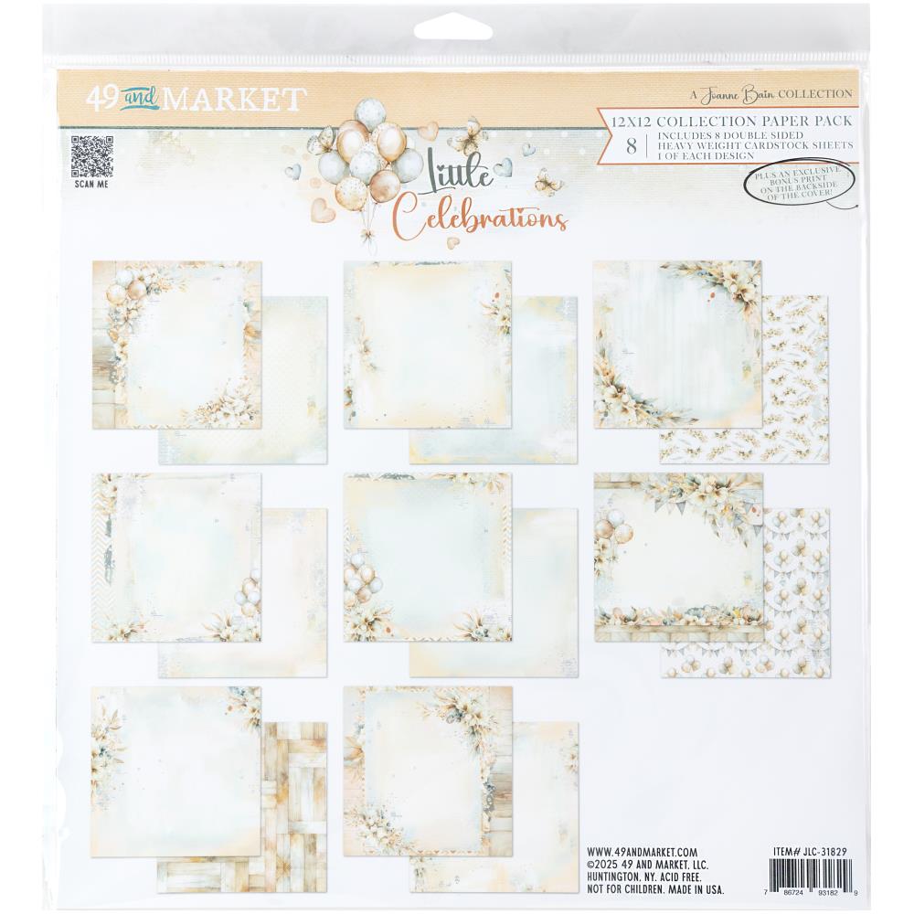 49 and Market LITTLE CELEBRATIONS 12X12 Collection Paper Pack