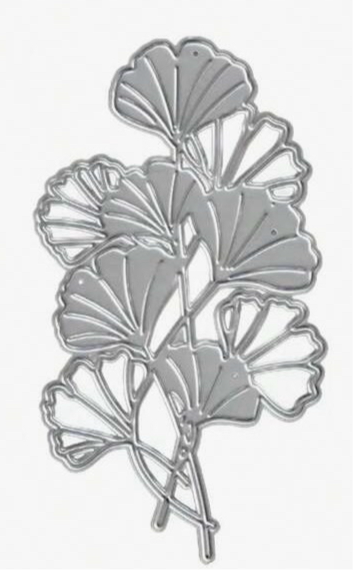 Metal Craft Die GINKO LEAF 1pc Scrapbooksrus