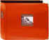 Pioneer Sewn Frame Leatherette BRIGHT ORANGE 3-Ring 12"X12" Memory Scrapbook Album