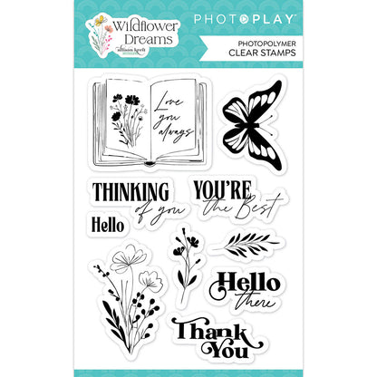 Photoplay WILDFLOWER DREAMS Stamps &amp; Dies Set