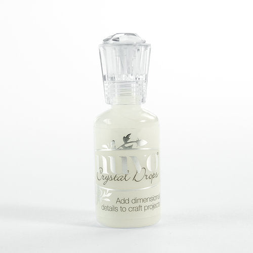 Nuvo Crystal Drops MORNING DEW 3D Clear Enamel Dots 1oz