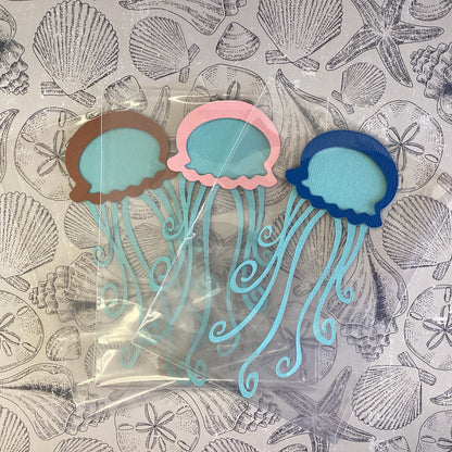 JELLYFISH Scrapbook Die Cut Embellishment