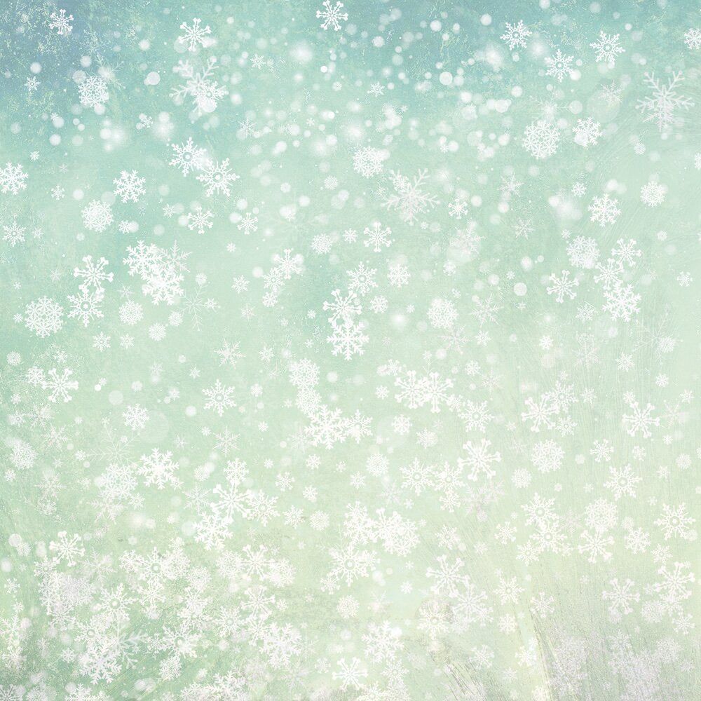 Crafters Companion SNOWFLAKE SWIRLS 12X12 Paper Pad 32pc