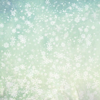 Crafters Companion SNOWFLAKE SWIRLS 12X12 Paper Pad 32pc