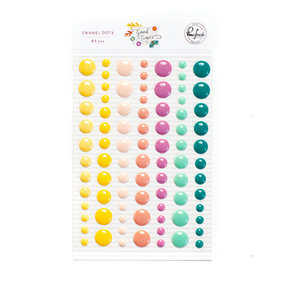 Pinkfresh Studio Good Times ENAMEL DOTS 84pc