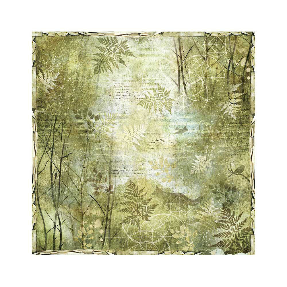 Stamperia FOREST Polyester Fabrics 4pc