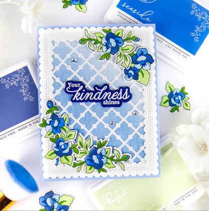 Pinkfresh Studio COVERPLATE TRELLIS Crafting Dies 1pc