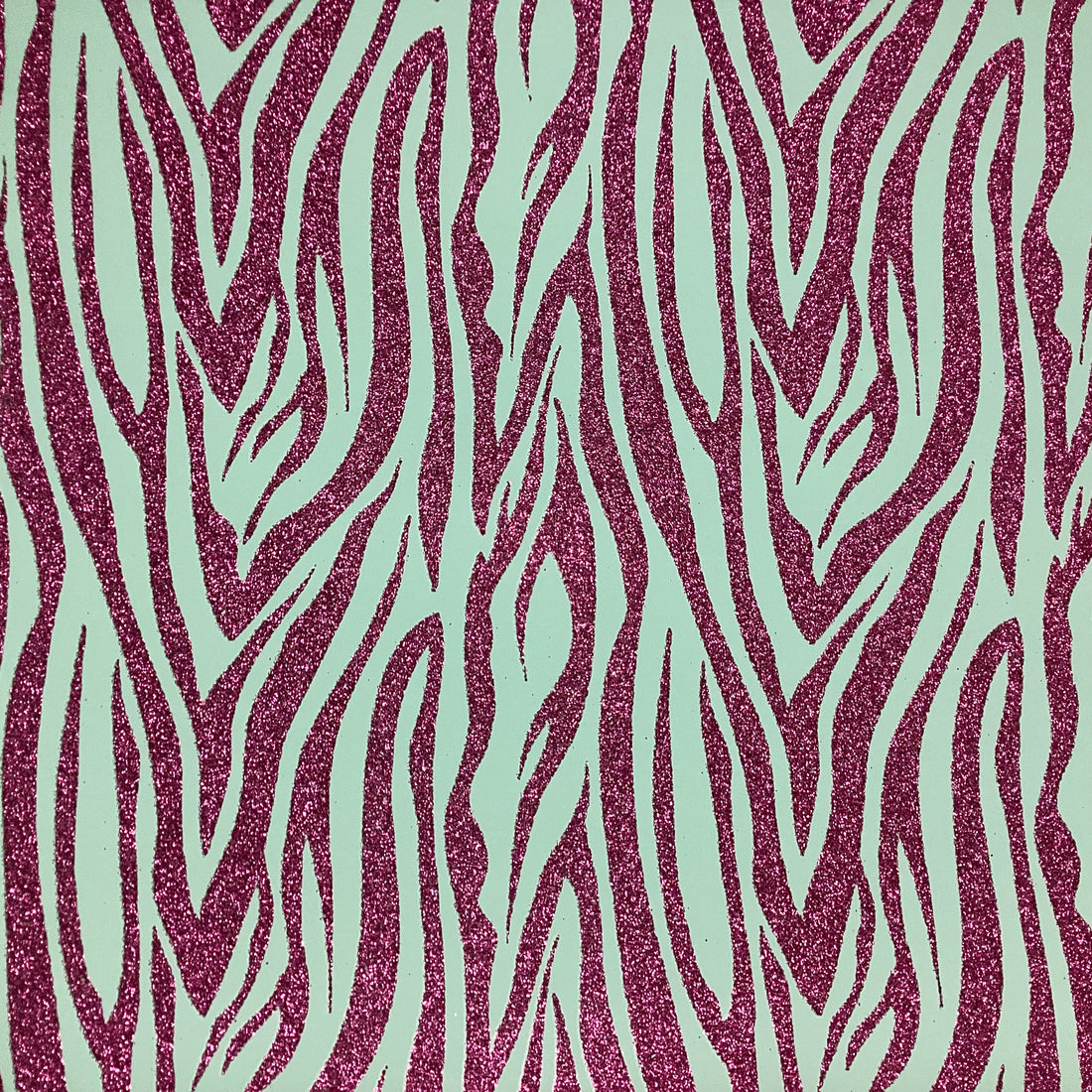 American Crafts Glitter Cardstock ZEBRA TAFFY 12&quot;X12&quot; Sheet
