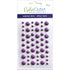 EyeLet Outlet ENAMEL DOTS MATTE PURPLE Sticky Back 54pc