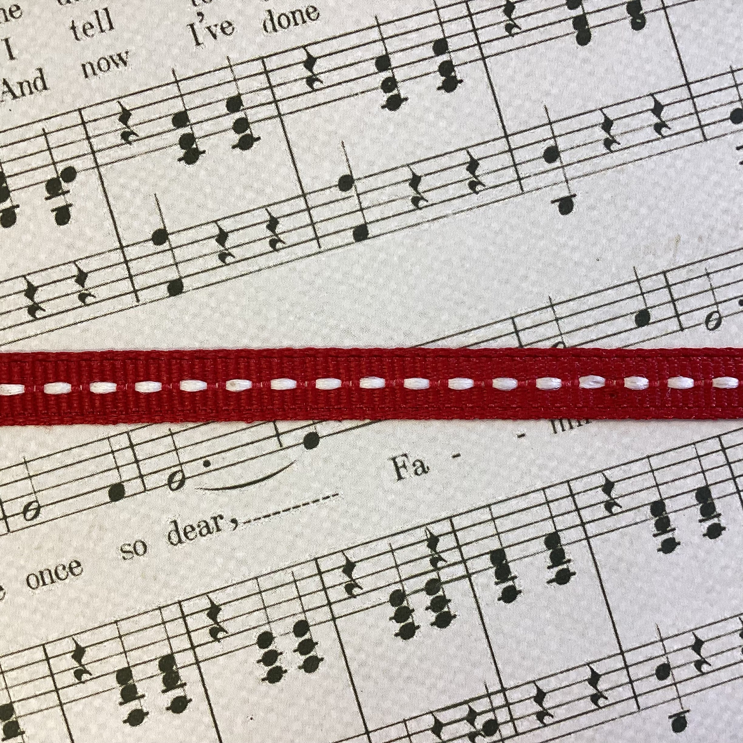Creative Impressions 1/4&quot; STITCH RIBBON Grosgrain 1 yard yd