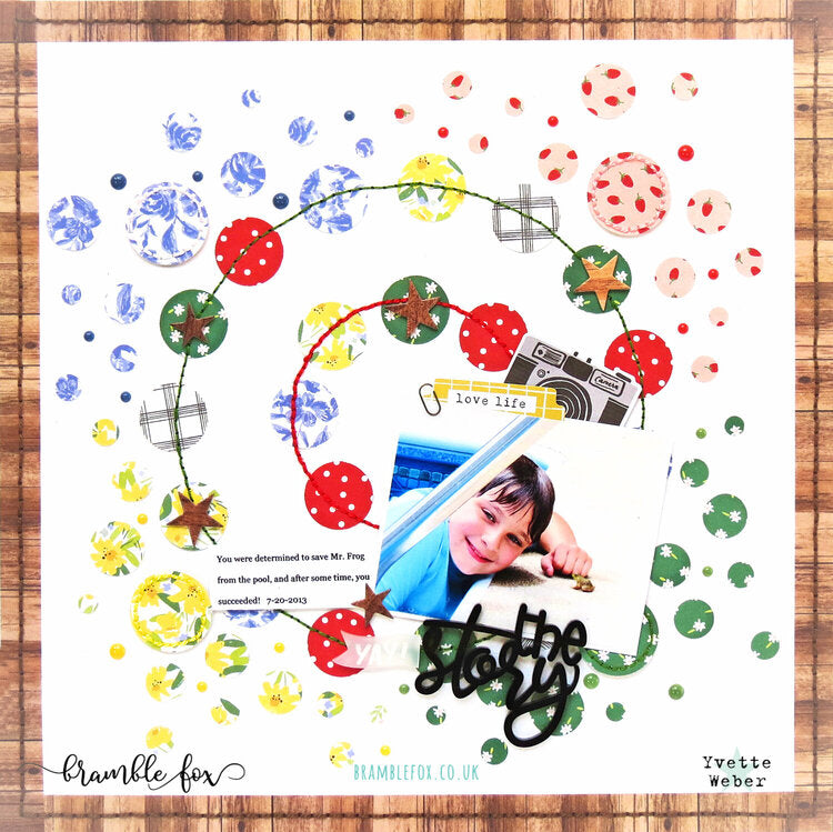 Simple Stories COLORVIBE WOODS Washi Tape 6 Rolls