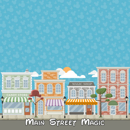 Magical MAIN STREET MAGIC 12&quot;X12&quot; Scrapbook Paper