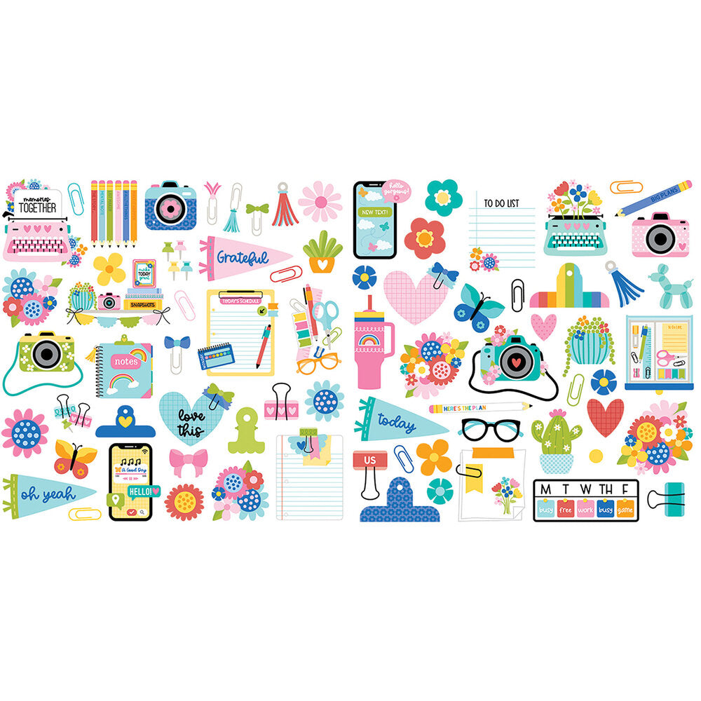 Bella Blvd DOCUMENTED Ephemera Icons 75pc