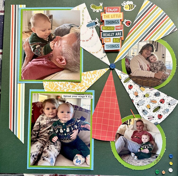 Echo Park LITTLE THINGS MEAN A LOT 12"X12" Element Sticker