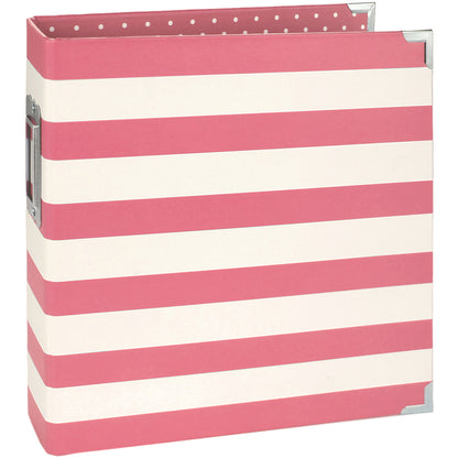 Sn@p Studio by Simple Stories PINK 6”X8” Designer Snap Binder Album