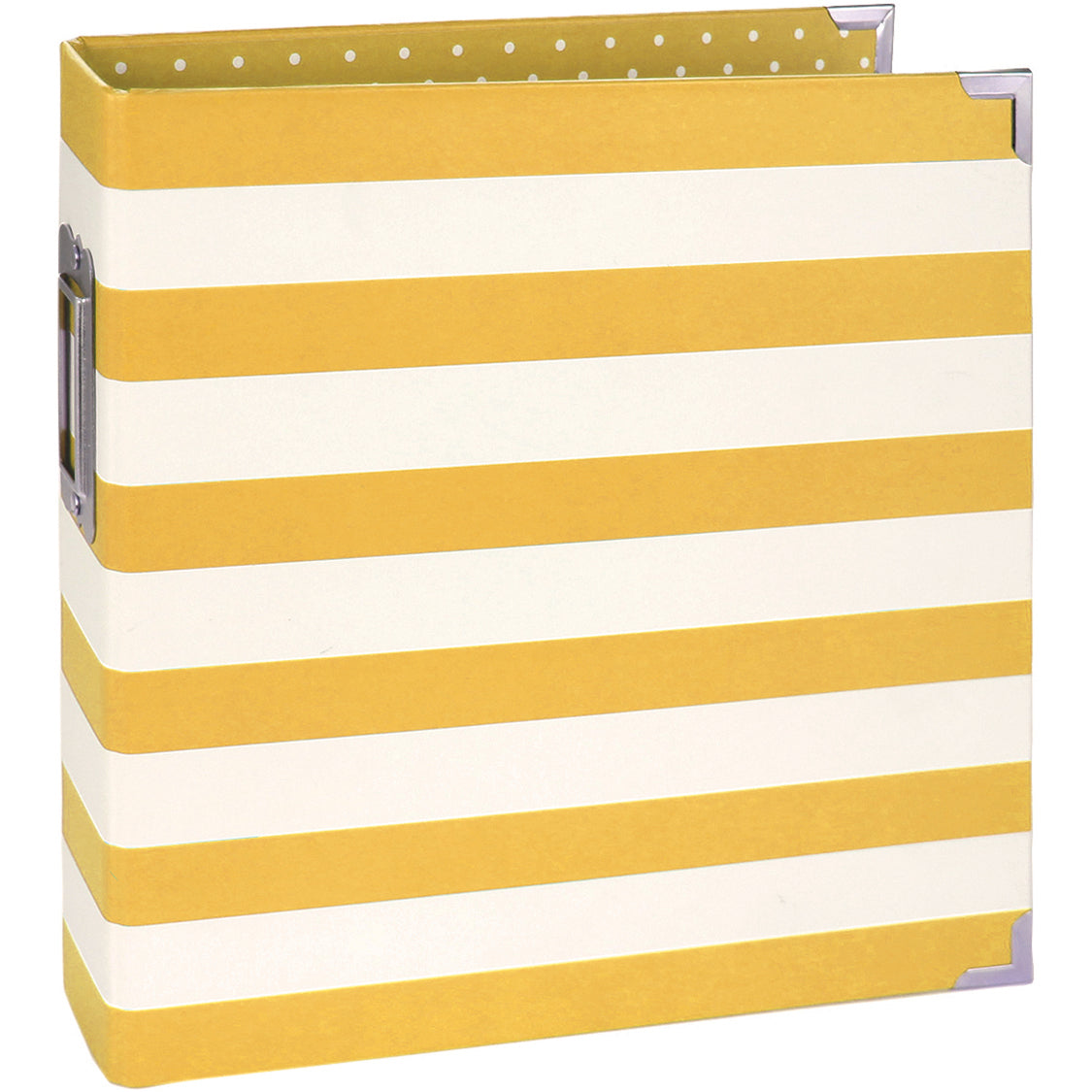 Sn@p Studio by Simple Stories YELLOW 6”X8” Designer Snap Binder Album