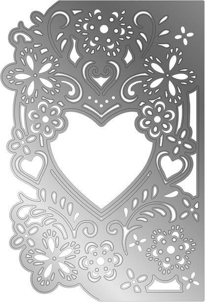 Gemini Inter’lace FRAMED WITH LOVE Metal Cutting Die 1pc