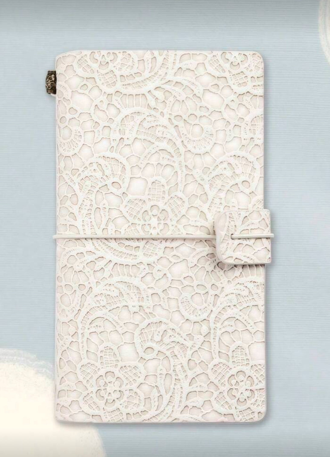 Scrapbooksrus EUROPEAN LACE Leather Traveler Journal