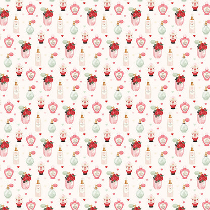 Carta Bella BE MINE EAU DE PARFUM 12"X12" Scrapbook Paper