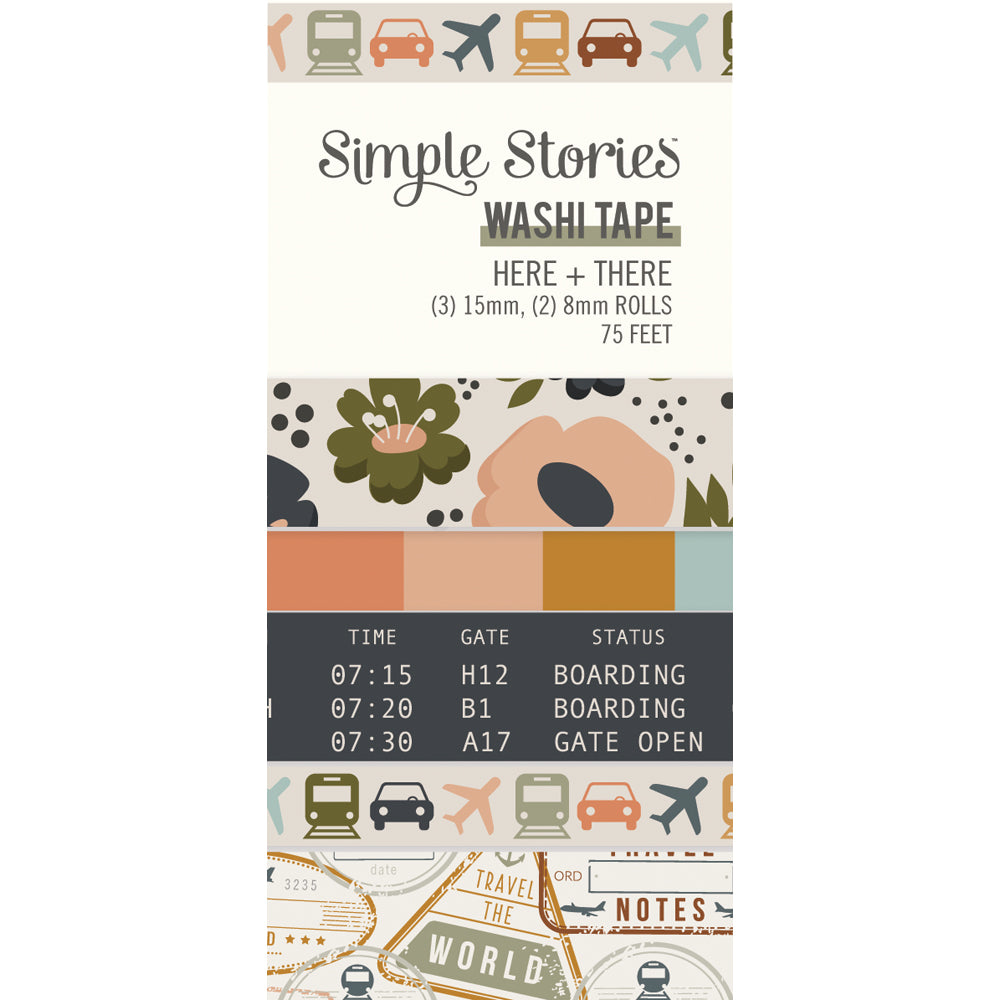 Simple Stories HERE + THERE Washi Tape