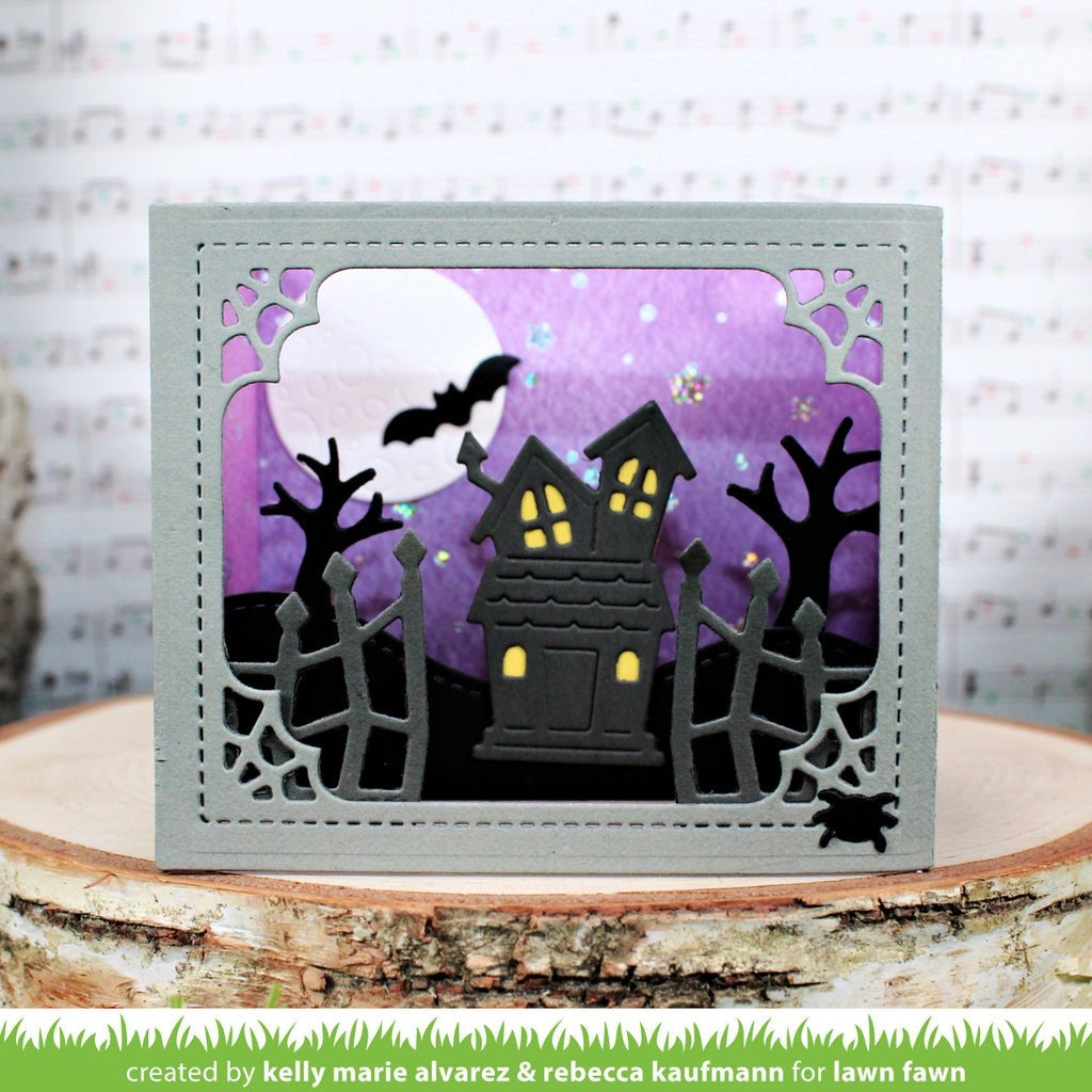 Lawn Fawn Cuts Shadow Box Card HALLOWEEN ADD-ON Craft Dies