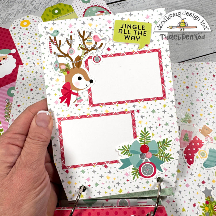 Doodlebug CHRISTMAS ASSORTMENT Glitter Sprinkles 54pc
