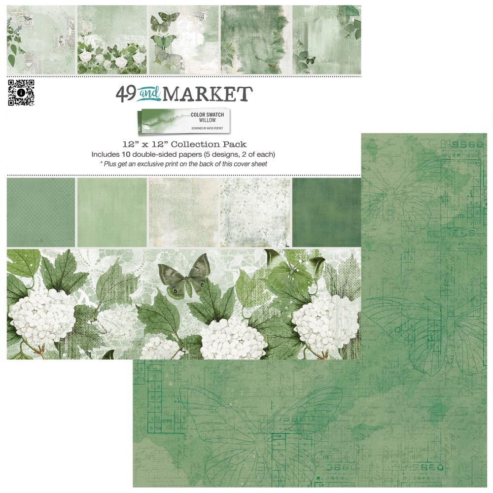 49 and Market Color Swatch WILLOW 12X12 Collection Pack