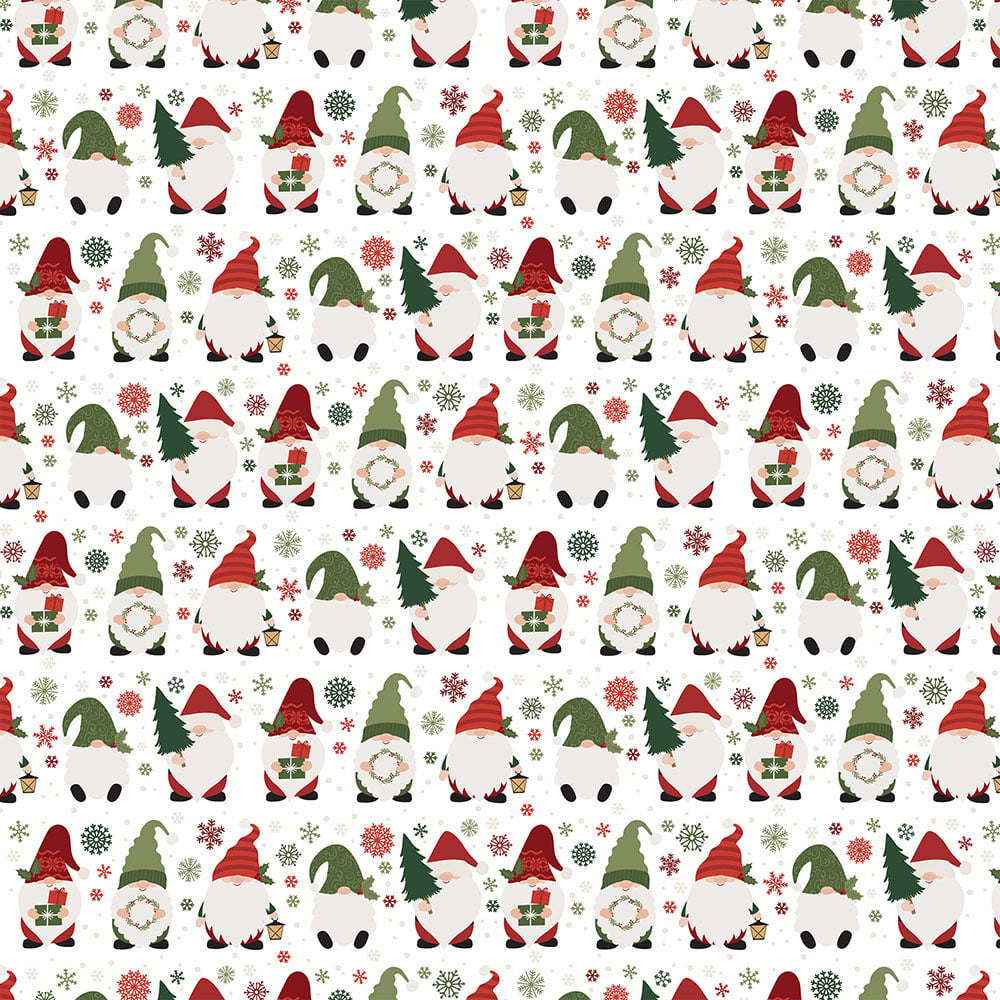 Echo Park GNOME FOR CHRISTMAS 12&quot;X12&quot; Scrapbook Paper