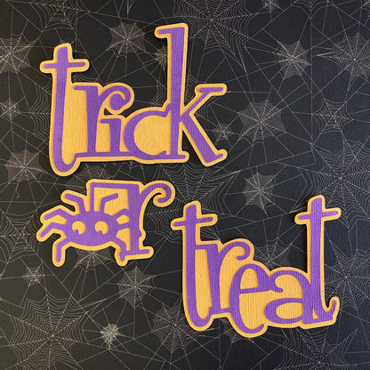 TRICK OR TREAT Halloween Diecuts