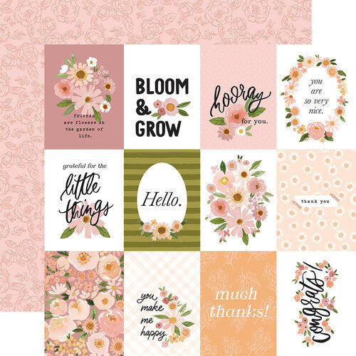Carta Bella FLORA NO. 6 12"X12" Scrapbook Paper
