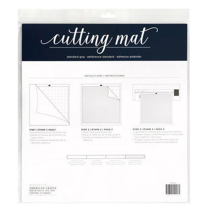 American Crafts CUTTING MAT Standard Grip 12”X12”