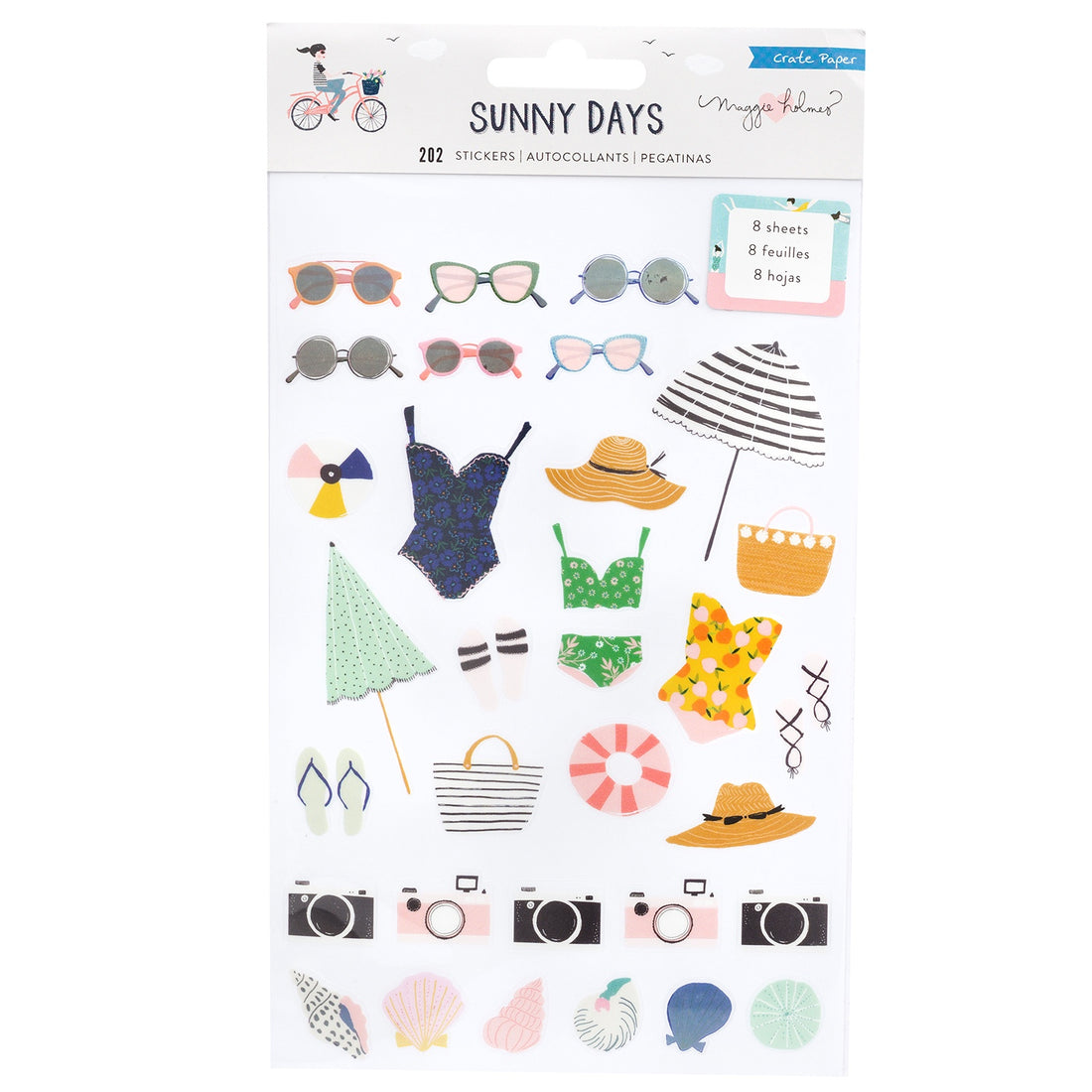 Maggie Holmes SUNNY DAYS Sticker Book 202pc