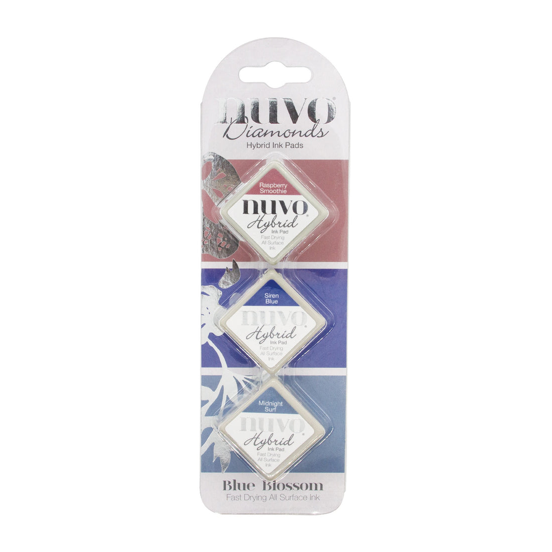 Nuvo Diamonds Hybrid Ink Pads BLUE BLOSSOM