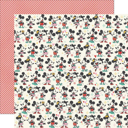 Simple Stories Say Cheese Happiest Place FEEL THE MAGIC 12”X12” Scrapbook Paper