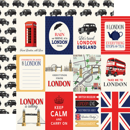 Carta Bella 12&quot;X12&quot; LONDON Collection Kit 13pc