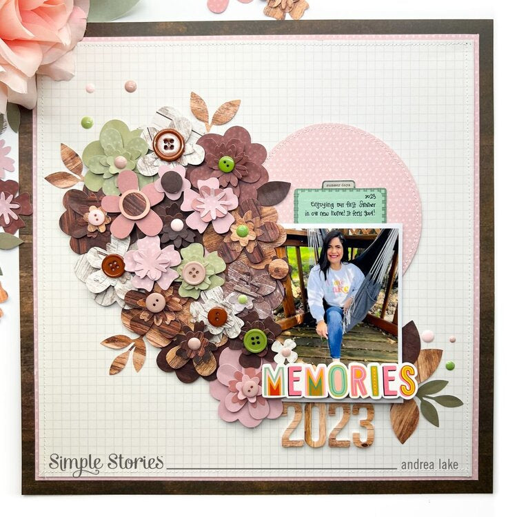 Simple Stories Color Vibe BOHO Flower Bits 143pc