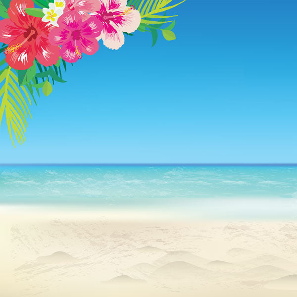 Scrapbook Customs HAWAII TROPICAL 12&quot;X12&quot; Scrapbook Paper