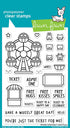 Lawn Fawn WHEELY GREAT DAY Stamp & Die Set
