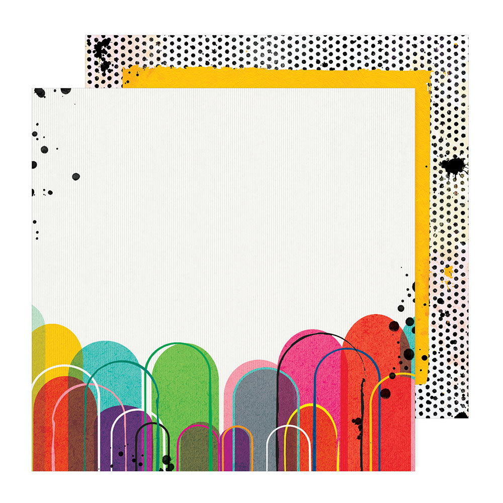 Vicki Boutin Bold + Bright PRISM 12”X12” Scrapbook Paper