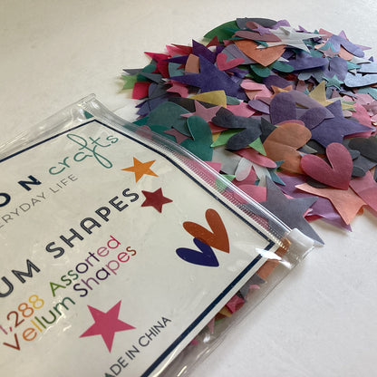 Kingston Crafts CELEBRATING EVERYDAY LIFE Vellum Shapes 1,288pc