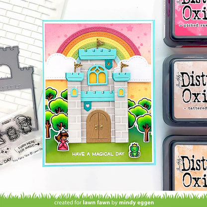 Lawn Cuts STITCHED RAINBOW Custom Craft Dies 10pc