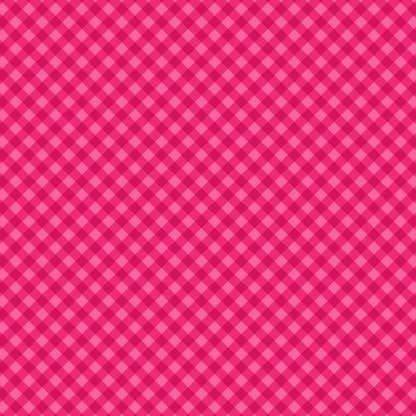 Scrapbook Customs RASPBERRIES GINGHAM 12"X12" Scrapbook Paper